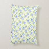 Coussins Décoratifs Fleurs Joyeuses Arrière - plans Jaunes (Dos(Vertical))