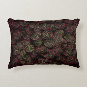 COUSSINS DÉCORATIFS FLEURS MAROON PETALED