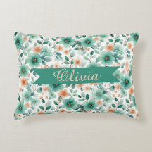 Fleurs personnalisées de printemps vintage vert