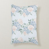 Coussins Décoratifs Fleurs roses bleues romantiques  (Devant(Vertical))