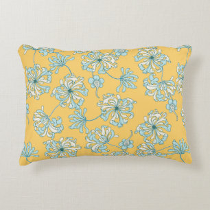 Coussins Décoratifs Fleurs vintages de chrysanthème Pat vintage sans j