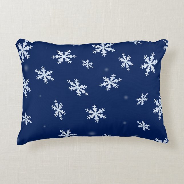 Coussins Décoratifs Flocon de neige (Devant)
