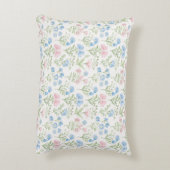 Coussins Décoratifs Floral rose et bleu (Dos(Vertical))