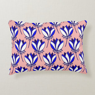 Coussins Décoratifs Flore symétrique : Motif Vintage coloré