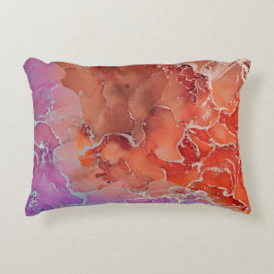 Coussins Décoratifs Fluid Art. Moderne ? arrière - plan coloré bstract