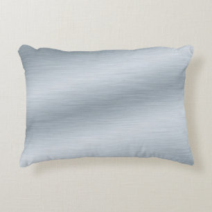 Coussins Décoratifs Fond d'art au look argent brossé