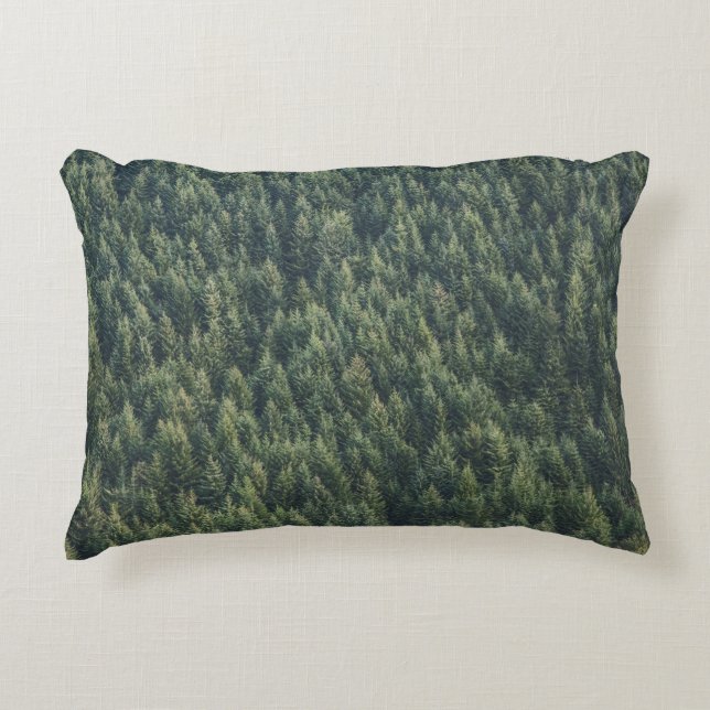 COUSSINS DÉCORATIFS FORÊT D'ARBRE DE PINS (Devant)