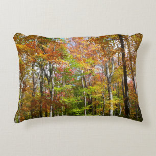 Coussins Décoratifs Forêt d'automne II Photographie de paysage automna