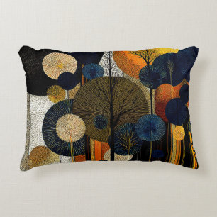 Coussins Décoratifs Forêt de minuit sur la planète Mercure #1     