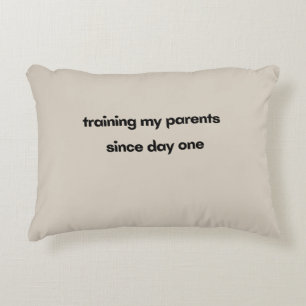Coussins Décoratifs Formation de mes parents depuis le premier jour