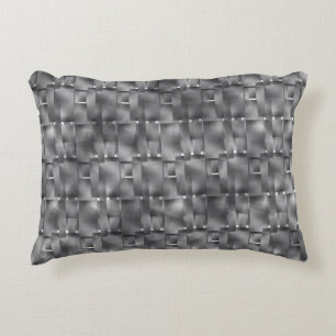 Coussins Décoratifs Formats rectangulaires de couleur grise et taches 