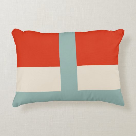 Coussins Décoratifs Formes géométriques Gris rouge Abstrait (Devant)