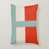 Coussins Décoratifs Formes géométriques Gris rouge Abstrait (Devant(Vertical))