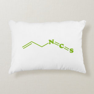 Coussins Décoratifs Formule moléculaire de l'isothiocyanate de Wasabi