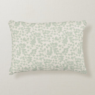 Coussins Décoratifs Fougère capillaire vert sauge lin