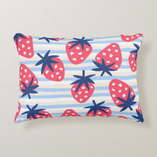 Coussins Décoratifs Framboise Art : Motif doux sans couture