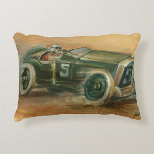 Coussins Décoratifs Français Grand prix Racecar par le harpiste