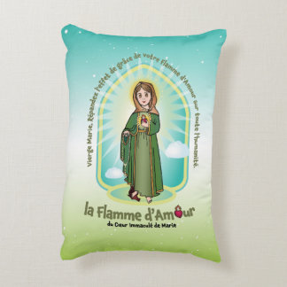 Coussins Décoratifs French Color Bg Kids FOL Mary Icon + Unity Prayer 