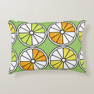 Coussins Décoratifs Fruit De Tranches D'Agrumes, Été Sans Fruit.