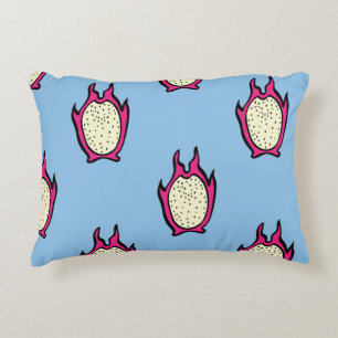 Coussins Décoratifs Fruit Dragon : Dessin Vintage d'encre.