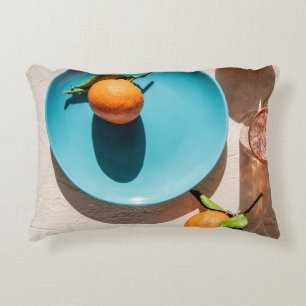 Coussins Décoratifs Fruit orange dans l'assiette