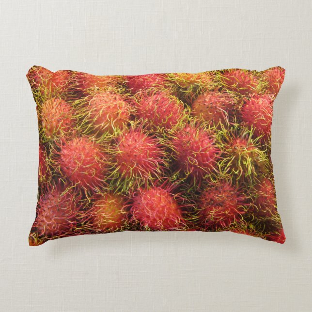 Coussins Décoratifs Fruits tropicaux Rambutan (Devant)