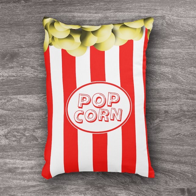 Coussins Décoratifs Fun Popcorn Box Movie Thème (Créateur téléchargé)