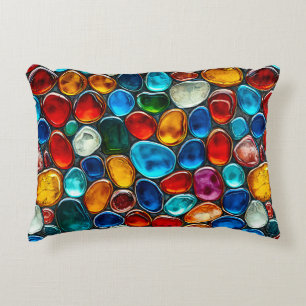 Coussins Décoratifs Galets de mer multicolores