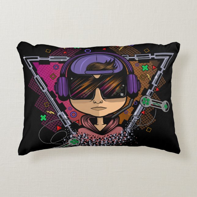Coussins Décoratifs Gamer Boy (Devant)