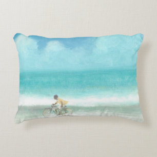 Coussins Décoratifs Garçon sur la bicyclette 3