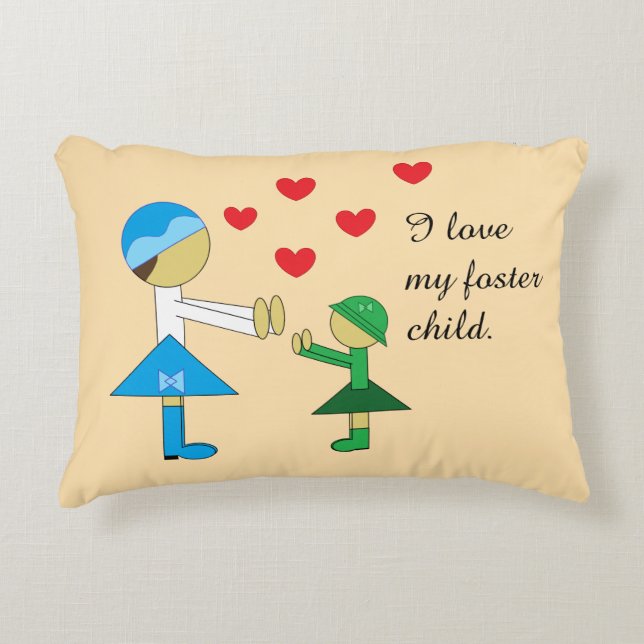 Coussins Décoratifs Garde d'enfants : (Devant)
