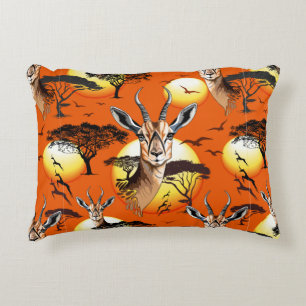 Coussins Décoratifs Gazelle Antelope africaine animal sauvage