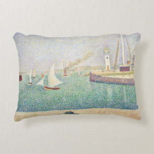 Coussins Décoratifs Georges Seurat - Entrée du port d'Honfleur