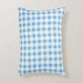 Coussins Décoratifs Gingham Bleu Bébé (Devant(Vertical))