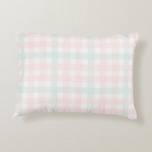 Coussins Décoratifs Gingham rose (Dos)