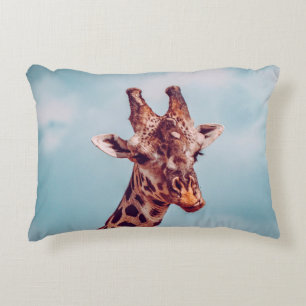 COUSSINS DÉCORATIFS GIRAFFE PORTRAIT