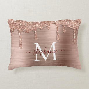 Coussins Décoratifs Glam Rose Gold Parties scintillant Drift Élégant M