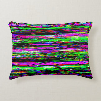 Coussins Décoratifs Glitch tech abstract pattern