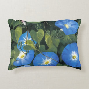 Coussins Décoratifs Gloire du matin bleue par Marianne North