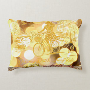 Coussins Décoratifs GoldAmsterdam Abstrait Romantique Vintage StreetRi