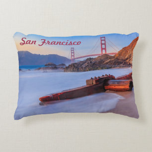 Coussins Décoratifs Golden Gate Bridge à San Francisco, Baker Beach
