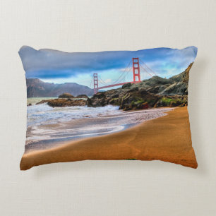 Coussins Décoratifs Golden gate bridge au coucher du soleil