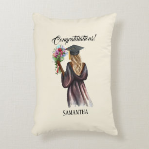 Coussins Décoratifs Graduation d'aquarelle personnalisée (14)