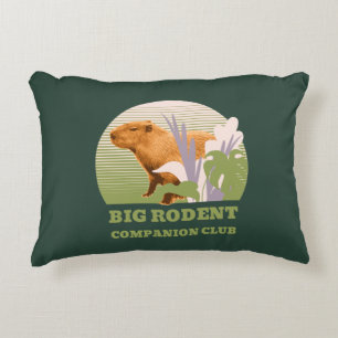 Coussins Décoratifs Grand Club de Compagnons Rongeurs Capybara