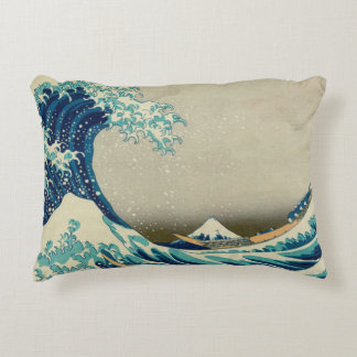 Coussins Décoratifs Grande vague au large de Kanagawa & Art japonais /