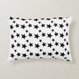 Coussins Décoratifs Gras Black Star Motif - Moderne Star sans couture