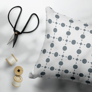 Coussins Décoratifs Gray Polka Dots, Polka Dot Pattern, Dots