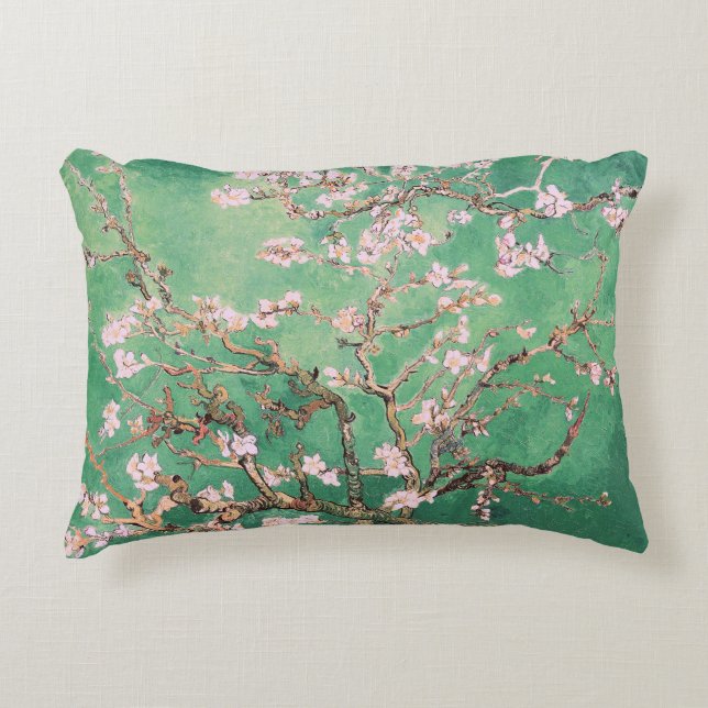 Coussins Décoratifs Green Van Gogh Almond Blossoms (Devant)