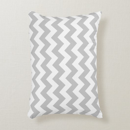 Coussins Décoratifs Grey Chevron Zig Zag (Devant(Vertical))