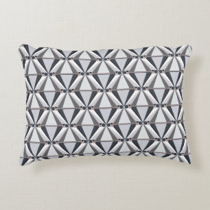 Coussins Décoratifs Gris avec rose